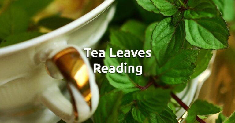 Tea leaves reading as news
