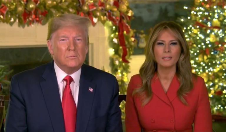Trump Still Working on a Christmas Present for the First Lady