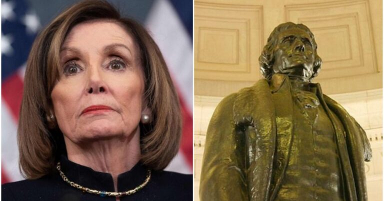 Nancy Pelosi Calls For ‘Review’ Of Washington, Jefferson Statues