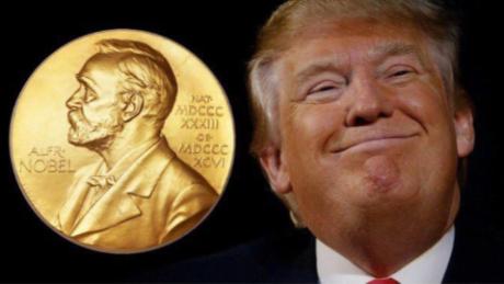 Trump nominated for Nobel Peace Prize